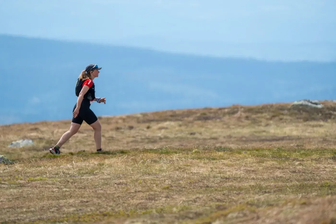 Løpere og fjellterreng i Synnfjellet