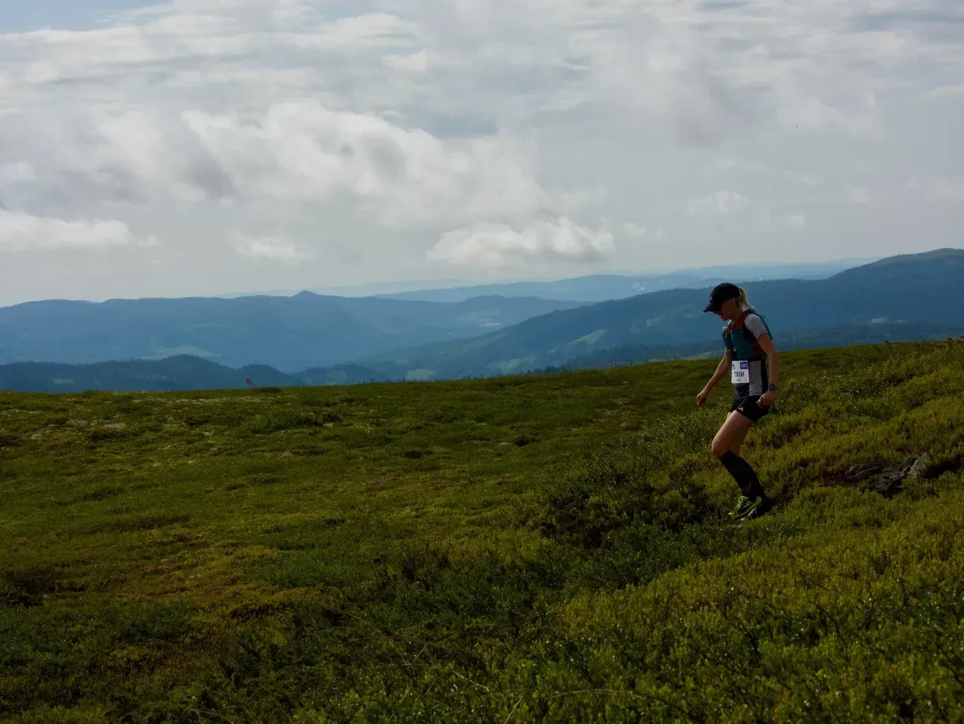 Løpere og fjellterreng i Synnfjellet