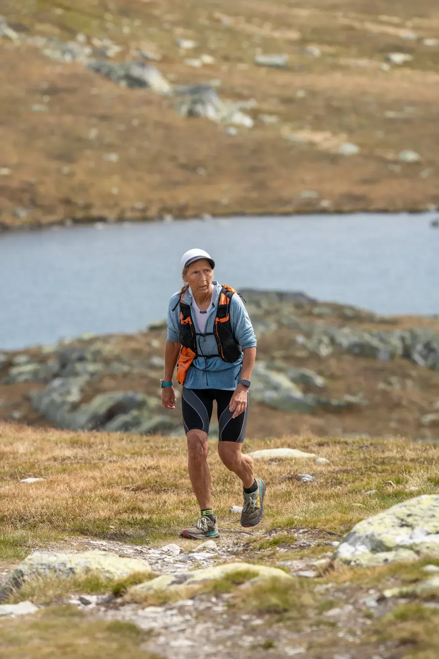 Løpere og fjellterreng i Synnfjellet
