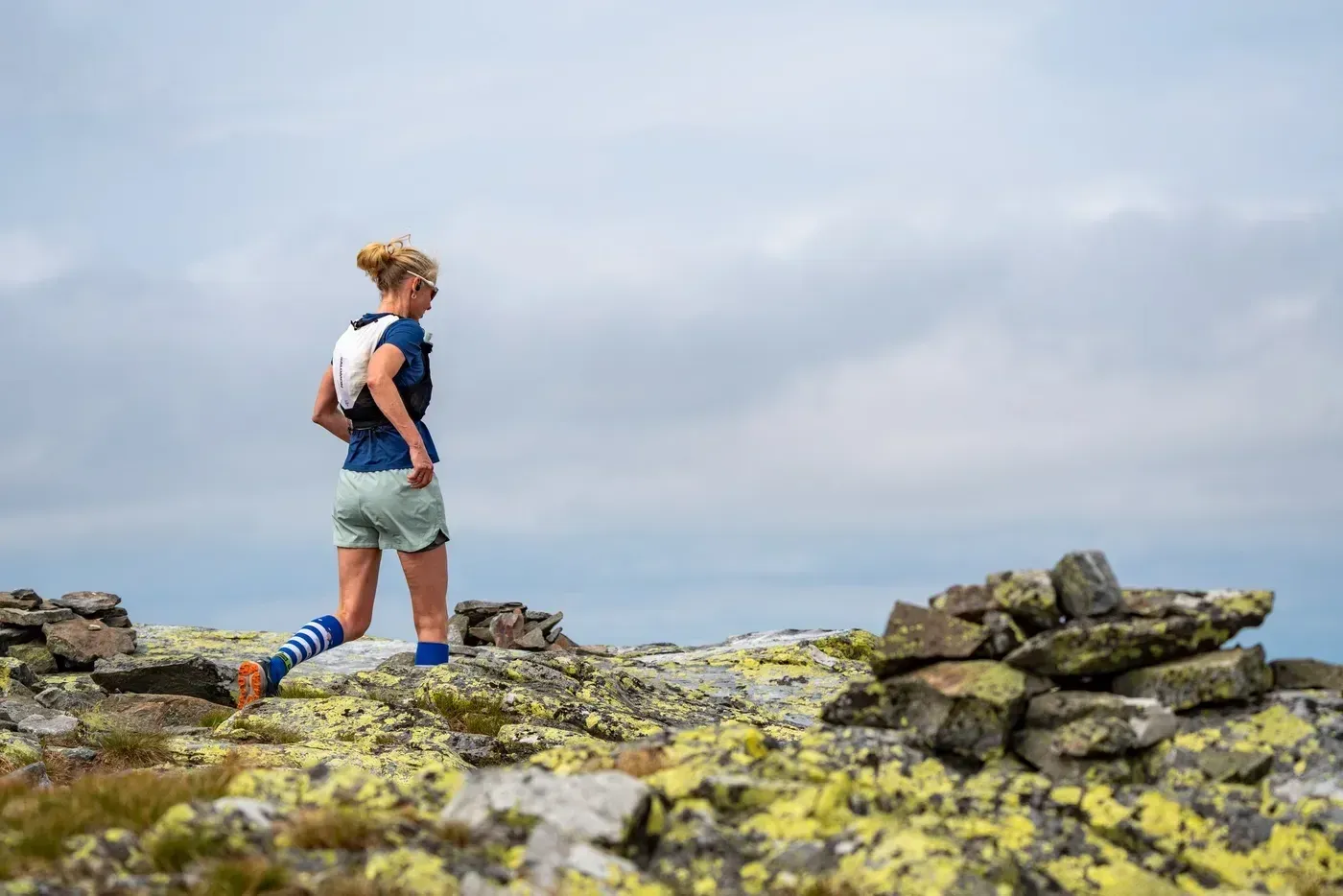 Løpere og fjellterreng i Synnfjellet